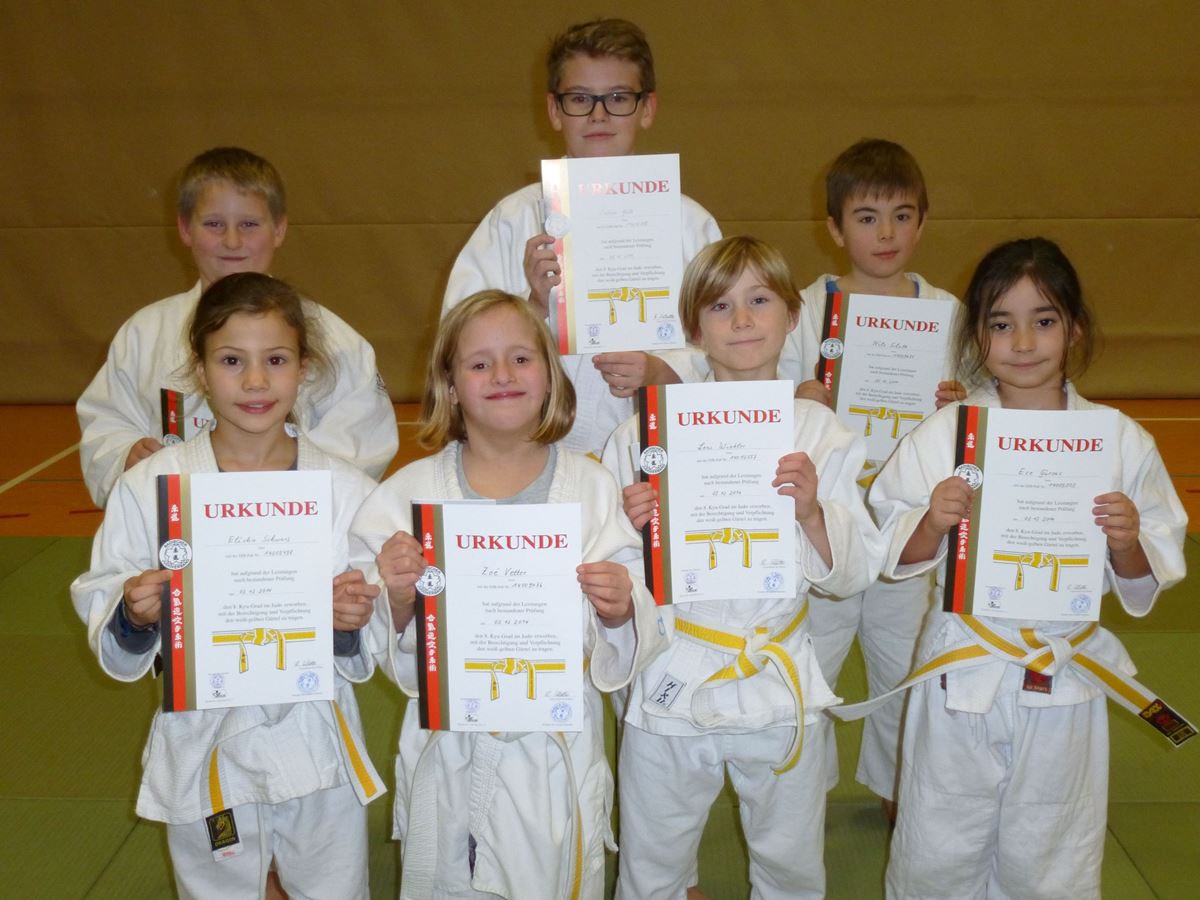 Gürtelprüfung 12.2014
