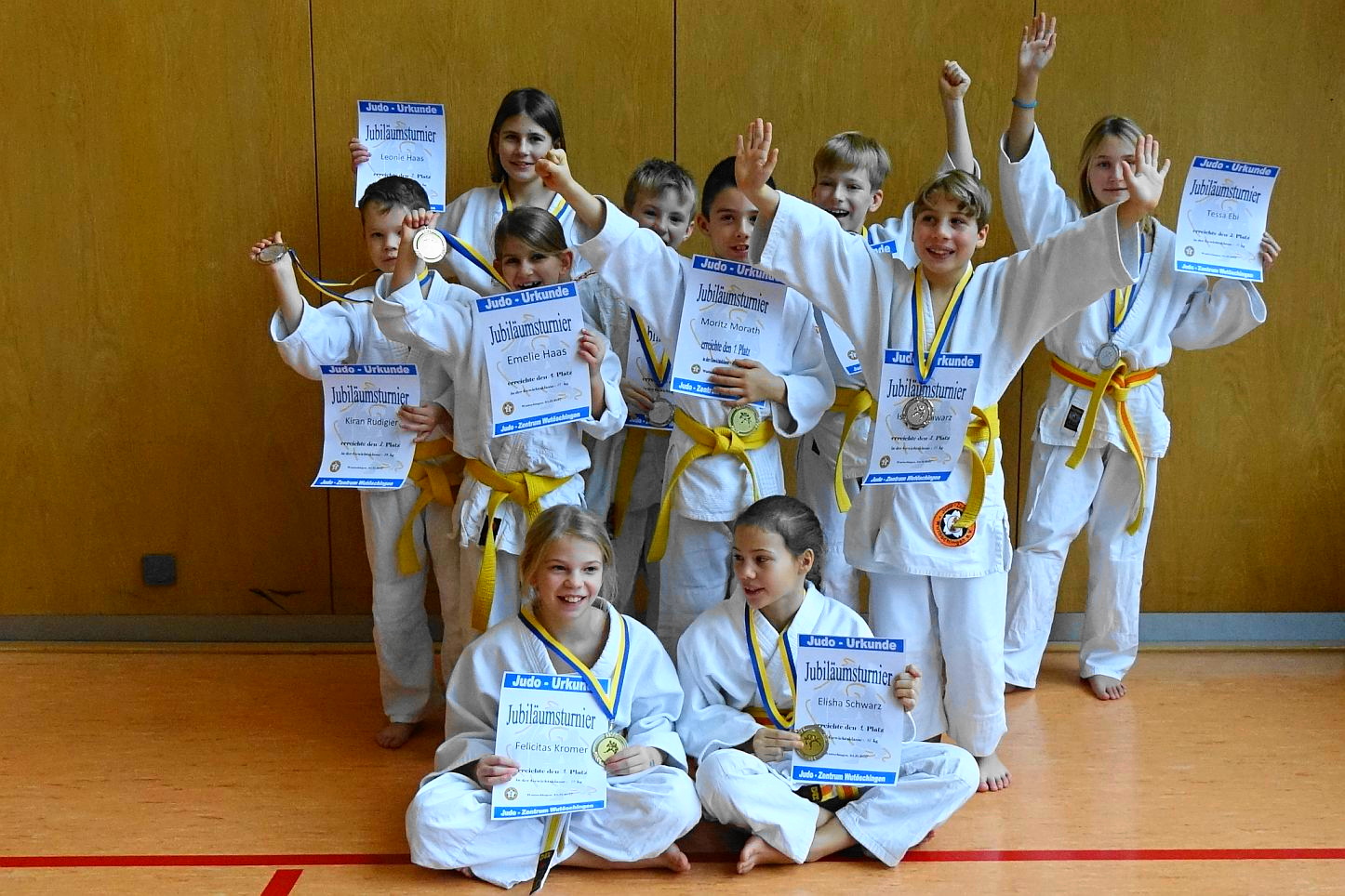 Teilnehmer U11 JubTurnier